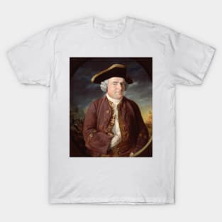 Portrait of a Man in a Tricorn Hat by John Russell T-Shirt